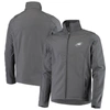 Dunbrooke Charcoal Philadelphia Eagles Sonoma Softshell Full-zip Jacket In Charcoal