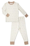 Baby Grey By Everly Grey Baby Grey Fitted Two-piece Pajamas In Love