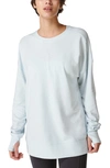 Sweaty Betty After Class Split Sweatshirt In Azure Blue