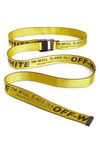 Off-white Classic Industrial Belt In Yellow