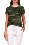 Sanctuary Perfect Short Sleeve T-shirt In Camouflage In Green