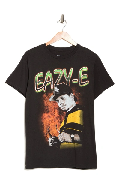 Merch Traffic Eazy-e Graphic Print T-shirt In Black
