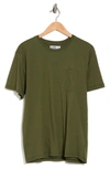 Mister Short Sleeve Pocket T-shirt In Olive