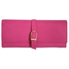 Royce New York Jewelry Leather Roll In Bright Pink