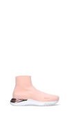 Ferragamo Ninette Knit Sock Sneaker In Pink