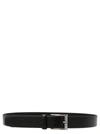 Hugo Boss Reversible Leather Belt With Pin Buckle In Black