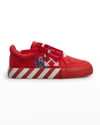 OFF-WHITE KID'S MONSTERS ARROW CANVAS LOW-TOP SNEAKERS, TODDLER/KIDS