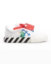 OFF-WHITE KID'S MONSTERS ARROW CANVAS LOW-TOP SNEAKERS, TODDLER/KIDS