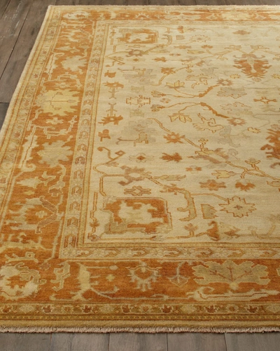 Safavieh Oushak Osh122 Brunswick Area Rug, 6' X 9' In Ivory/rust