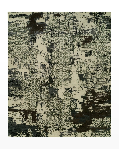 Kalaty Rug Corporation Valley Hand Knotted Rug, 6' X 9' In Linen Multi