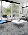 Kalaty Rug Corporation Bristol Hand Loomed Rug, 9' X 12' In Grey Ice