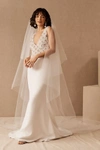 Anthropologie Floating Cathedral Veil In White