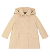 BURBERRY VINTAGE CHECK COTTON TRENCH COAT