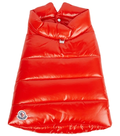 Moncler Genius X Poldo Quilted Dog Vest In Red