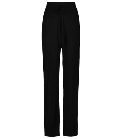 Co Essentials Silk Sweatpants In Black