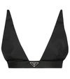 Prada Re-nylon Bralette In Nero