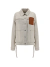 LOEWE LOEWE LOGO PATCH WORKWEAR JACKET