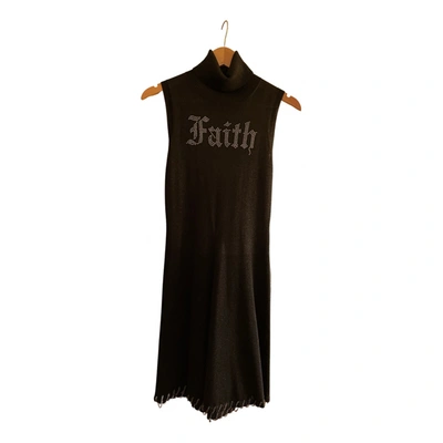 Pre-owned Faith Connexion Mid-length Dress In Black