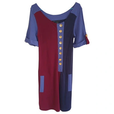 Pre-owned Marc By Marc Jacobs Wool Mid-length Dress In Multicolour