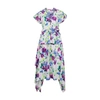 Kenzo Floral-print Midi Dress In Multi