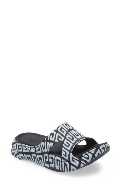 Givenchy X Chito Marshmallow Slide Sandal In Black/ White
