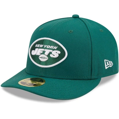 New Era Men's Green New York Jets Omaha Low Profile 59fifty Fitted Hat