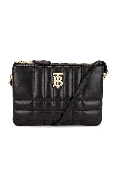 Burberry Lola Double Pouch Bag In Black