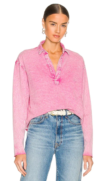 Frank & Eileen Patrick Popover Henley Pink Lemonade