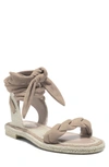 Vince Camuto Kastela Leather Lace-up Sandal In Crepe/ Multi