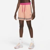 Nike Fly Crossover Women's Basketball Shorts In Light Madder Root,black