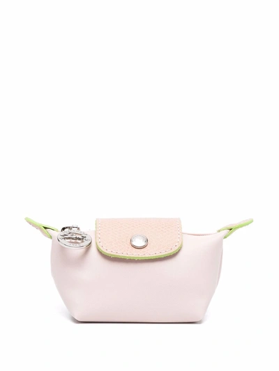 Longchamp Le Pliage Coin Purse In Pink