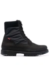 Levi's Torsten Lace-up Boots In Black