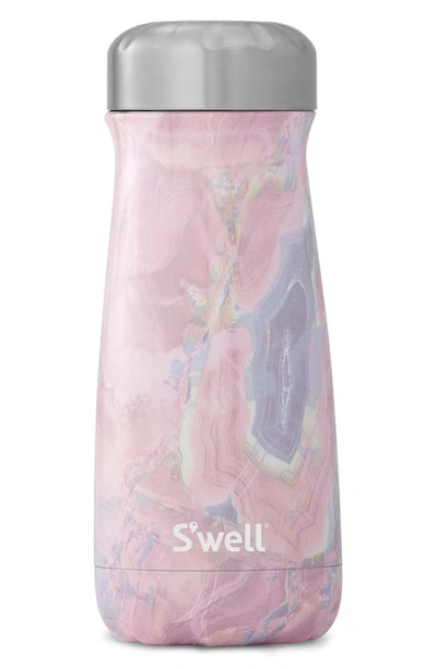 S'well 16-ounce Insulated Traveler Bottle In Geode Rose