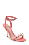 ALEXANDER MCQUEEN PUNK STUD ANKLE STRAP SANDAL