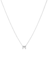 Roberto Coin 'tiny Treasure' Initial Necklace In M