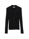 Sandro Gabrielle Silk-blend Cardigan In Black