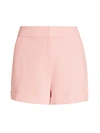 Cinq À Sept Cinq A Sept Elaine Crepe Shorts In Pink Quartz