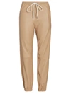 Sprwmn Leather Jogger Pants In Dusty Pink