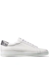JIMMY CHOO ROME/M LEATHER SNEAKERS
