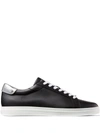 JIMMY CHOO ROME/M LEATHER SNEAKERS