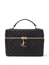 JIMMY CHOO VANITY CASE MONOGRAM MAKEUP BAG