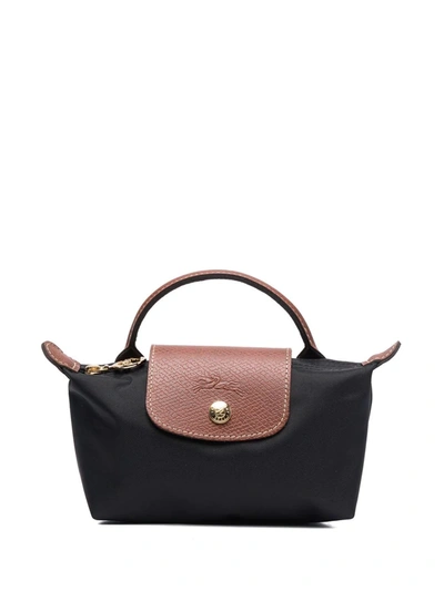 Longchamp Le Pliage Original Pouch In Schwarz