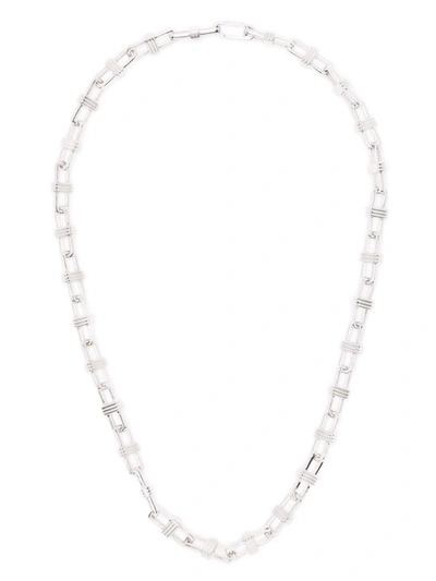 Missoma Fused Chunky Ridge Chain Necklace In Silber