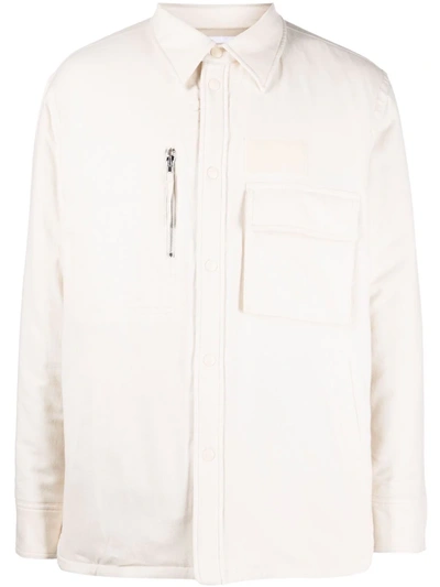 Helmut Lang Mens White Other Materials Outerwear Jacket