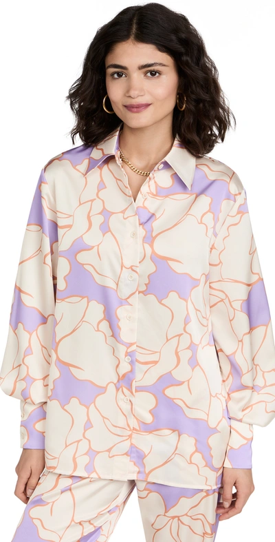 Alexis Women's Calvine Printed Button-down Top In Floral