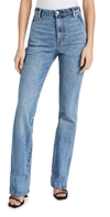 ALEXANDER WANG STACKED JEANS WITH INVISIBLE ZIPS