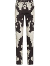 PURPLE BRAND RORSCHACH PRINTED SKINNY JEANS