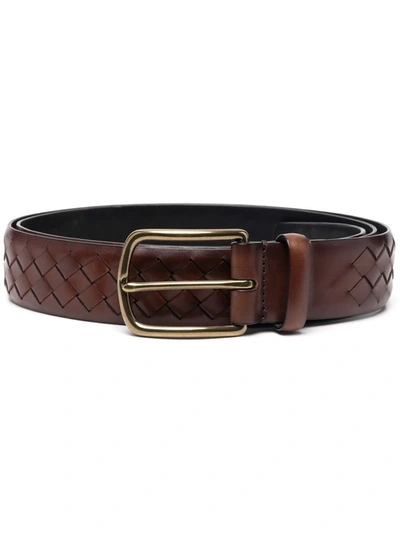 Officine Creative Oc Strip 28 Belt In Braun