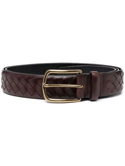 Officine Creative Oc Strip 28 Belt In Brown