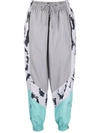 Adidas By Stella Mccartney Hoodie Aus Jersey Aus Einer Biobaumwollmischung Mit Print In Grey